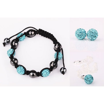 popular shamballa ladies wholesale cheap costume jewelry sets